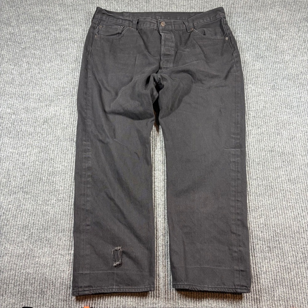 Levi's‎ 501 Jeans Men's 42x30 Original Fit Jeans Black Denim Button Fly